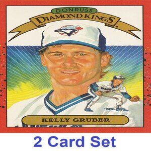 Kelly Gruber MLB Card Collection
